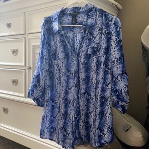 Snake skin pattern shirt
